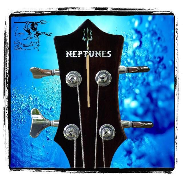 Original Neptunes bass headstock logo